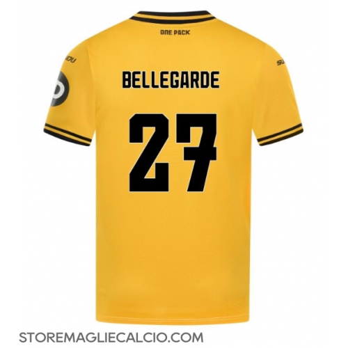 Wolves Jean-Ricner Bellegarde #27 Maglia Gara Casa Repliche 2024-25 Maniche Corte Wolves Jean-Ricner Bellegarde #27 Maglia Gara Casa Repliche 2024-25 Maniche Corte